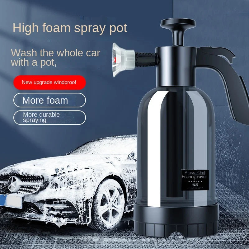 Hand Pump Foam Sprayer with 3 Types of Nozzle- Car Wash