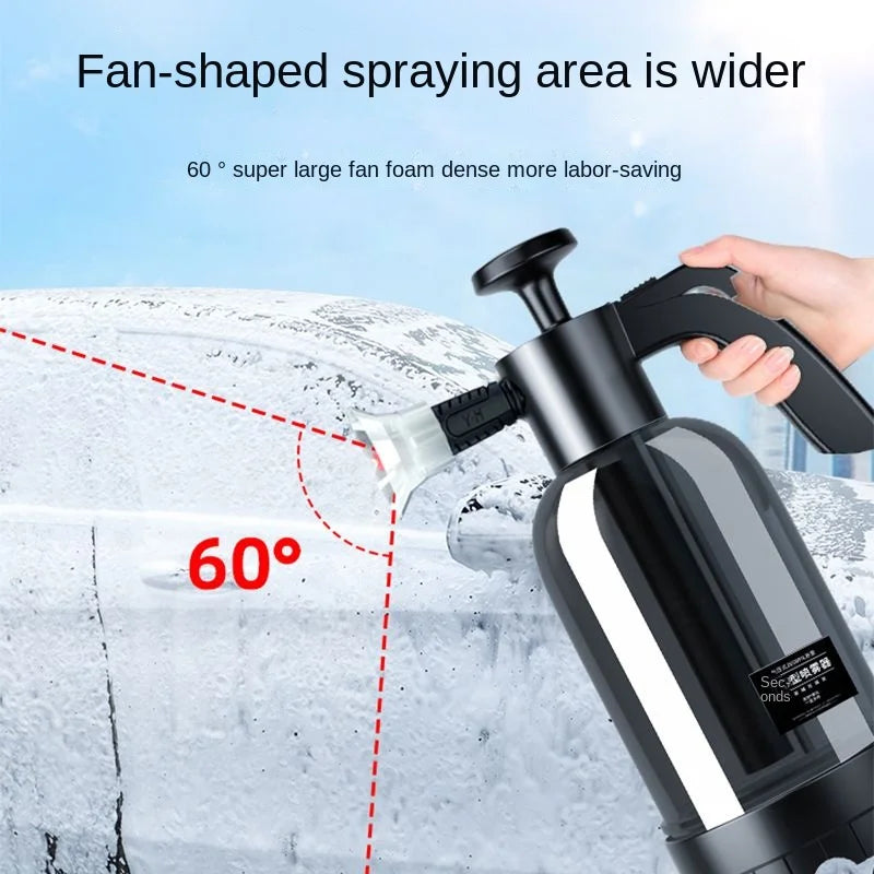 Hand Pump Foam Sprayer with 3 Types of Nozzle- Car Wash