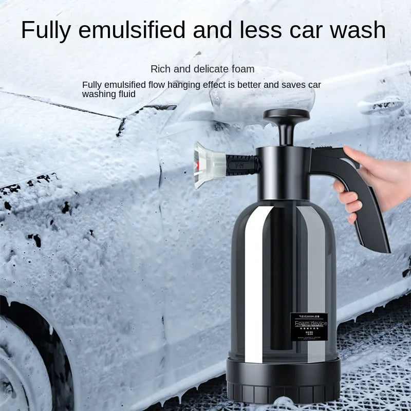 Hand Pump Foam Sprayer with 3 Types of Nozzle- Car Wash